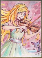 PSC (Personal Sketch Card) by Helga Wojik