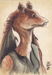 PSC (Personal Sketch Card) by Jason/Jack Potratz/Hai