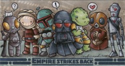 Star Wars: Empire Strikes Back 3D by Katie Cook