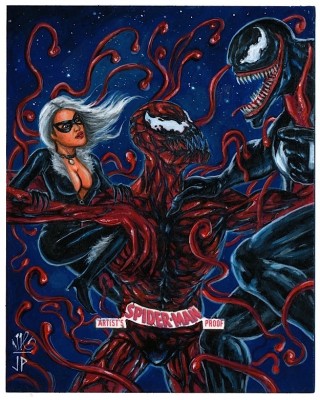 375) Black Cat, Venom, Carnage by Jason Potratz/Jack Hai.