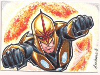 PSC (Personal Sketch Card) by  Axebone