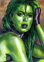 PSC (Personal Sketch Card) by Veronica O'Connell