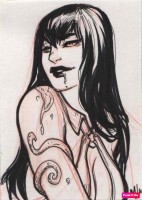 PSC (Personal Sketch Card) by Meghan Hetrick