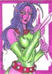 PSC (Personal Sketch Card) by Juan Antonio Fontanez