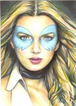 PSC (Personal Sketch Card) by Veronica O'Connell