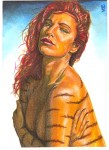 PSC (Personal Sketch Card) by Veronica O'Connell