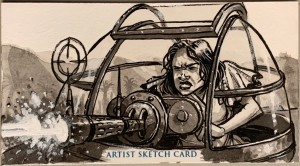 PSC (Personal Sketch Card) by Art Grafunkel