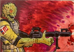 PSC (Personal Sketch Card) by  * Artist Not Listed