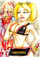 Zombies vs Cheerleaders by Bob Adauto